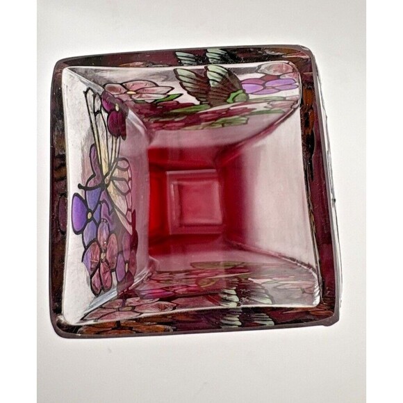 Joan Baker Designs Hand Painted Hummingbird Hydrangea Vase Used - Picture 9 of 12